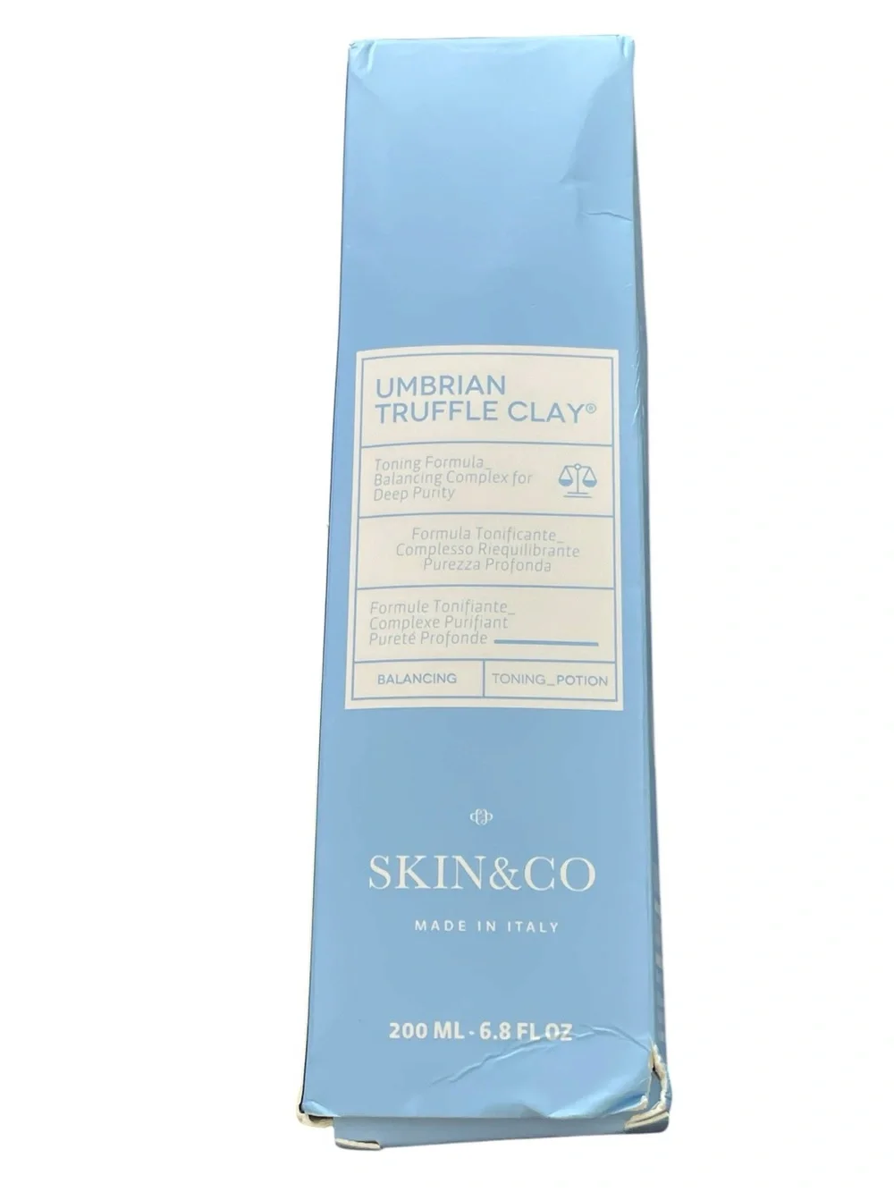 NEW SKIN&CO ROMA Umbrian Truffle Clay Detox Toning Formula 200ml Full Size